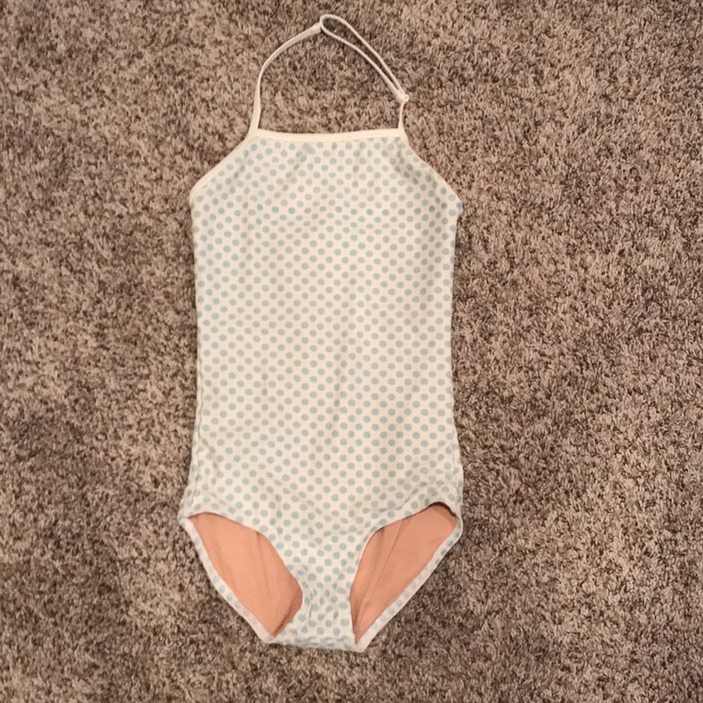 Tooby Doo polka dot swimsuit 9-10